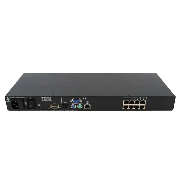 Buy IBM 41Y9317 | 8 x Ports RJ-45 + 1 x Port VGA 15-Pin 1U Rack-mountable Console KVM Switch Refurbished - $212.56 IBM 41Y9317 | 8 x Ports RJ-45 + 1 x Port VGA 15-Pin 1U Rack-mountable Console KVM Switch Refurbished - refurbished available on Gotodirect