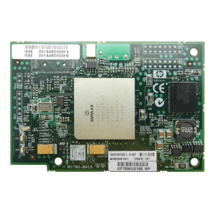 Buy HP 399853-001 | 2-Ports Fibre Channel 2Gbs/ PCI-X Mezzanine Host Bus Adapter Refurbished - $126.67 HP 399853-001 | 2-Ports Fibre Channel 2Gbs/ PCI-X Mezzanine Host Bus Adapter Refurbished - Hewlett-Packard (ou HP en abrégé) refurbished available on Gotodirect