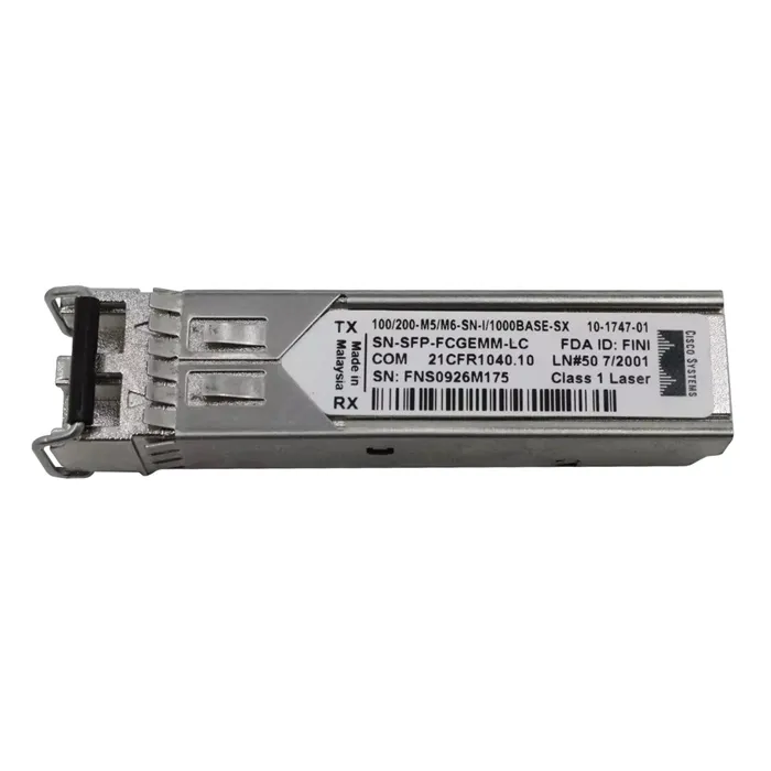 Cisco SN-SFP-FCGEMM-LC | 2Gb/s Fibre Channel Multi-mode Fiber Duplex LC Connector SFP (Mini-GBIC) Transceiver Module Refurbished - Cisco Systems Inc. refurbished available on Gotodirect