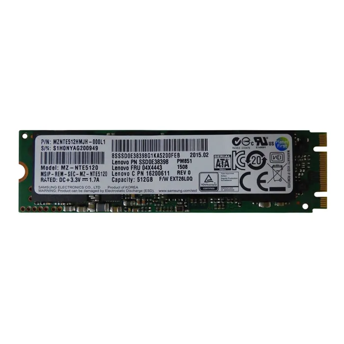 Lenovo 04X4443 | 512GB Triple-Level Cell SATA 6Gb/s M.2 2280 Solid State Drive Refurbished - Lenovo refurbished available on Gotodirect