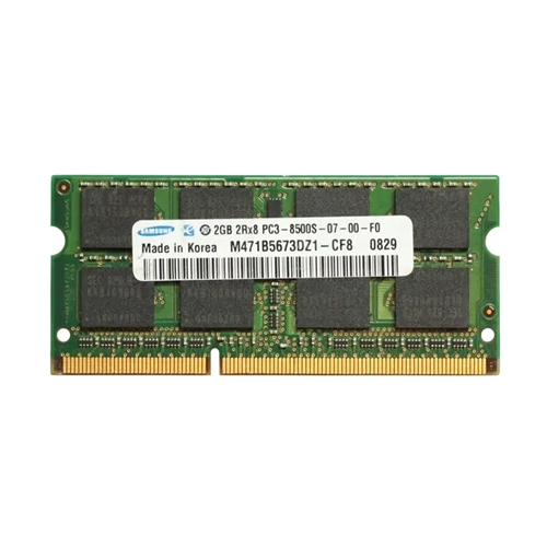 Samsung M471B5673DZ1-CF8 | 2GB DDR3-1066MHz PC3-8500 Non-ECC Unbuffered SODIMM CL7 2Rx8 1.5V 204-Pin Memory Module Refurbished - Samsung refurbished available on Gotodirect