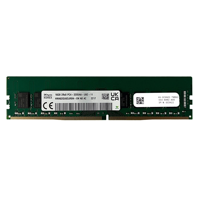 Dell 0C5N22 | 16GB DDR4-3200MHz PC4-25600 Non-ECC Unbuffered UDIMM CL22 2Rx8 1.2V 288-Pin Memory Module Refurbished - Dell refurbished available on Gotodirect