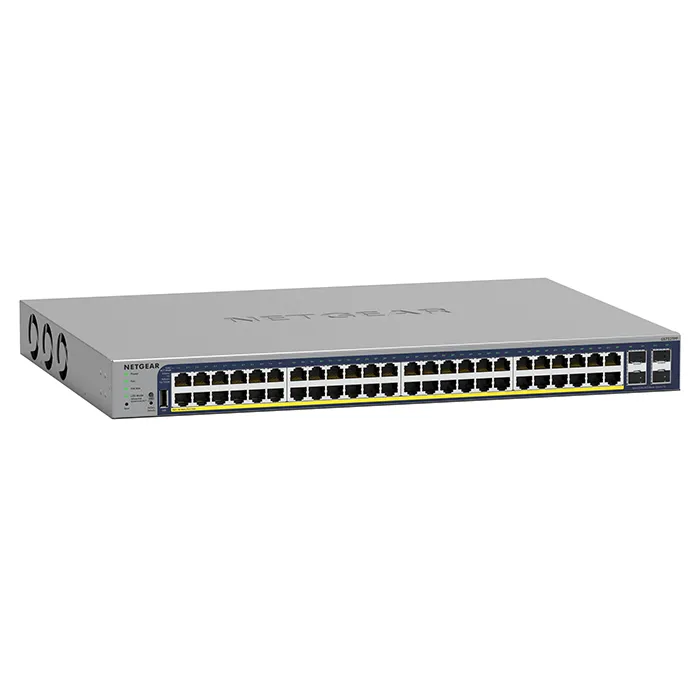 Netgear GS752TP-300NAS | GS752TPv3 48-Ports PoE+ Compliant Gigabit Managed Network Switch (380W) Refurbished - Netgear refurbished available on Gotodirect