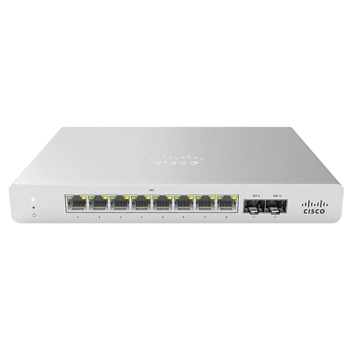 Cisco MS120-8LP-HW | Meraki MS120-8LP 8 x RJ-45 Ports PoE+ 10/100/1000Base-T + 2 x SFP Uplink Layer 2 Managed Gigabit Ethernet Compact Switch Refurbished - Cisco Systems Inc. refurbished available on Gotodirect