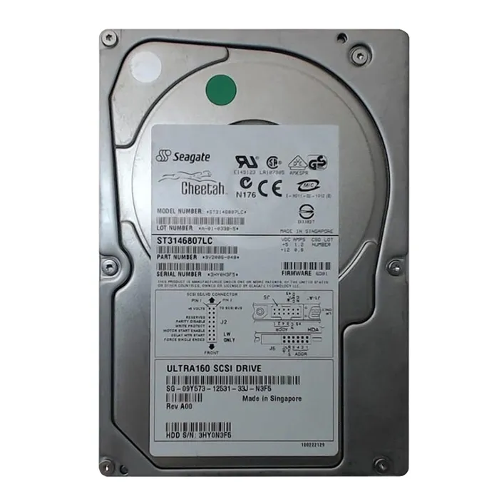 Dell 09Y573 | 146GB 10000RPM Ultra320 SCSI Hot-Pluggable 8MB Cache 3.5-Inch Hard Drive for PowerEdge Server & PowerVault Storage Array Refurbished - Dell refurbished available on Gotodirect