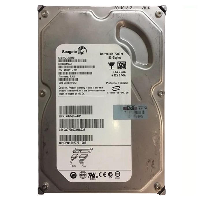 Buy Seagate 9BD131-783 | BarraCuda 7200.9 Series 80GB 7200RPM SATA 3Gb/s 8MB Cache (512) 3.5-Inch Hard Drive Refurbished - $110.00 Seagate 9BD131-783 | BarraCuda 7200.9 Series 80GB 7200RPM SATA 3Gb/s 8MB Cache (512) 3.5-Inch Hard Drive Refurbished - Seagate refurbished available on Gotodirect
