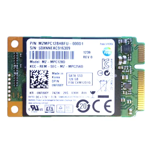 Dell 0NF8WY | 128GB Multi-Level Cell Mini PCI Express mSATA 1.8-Inch Solid State Drive Refurbished - Dell refurbished available on Gotodirect