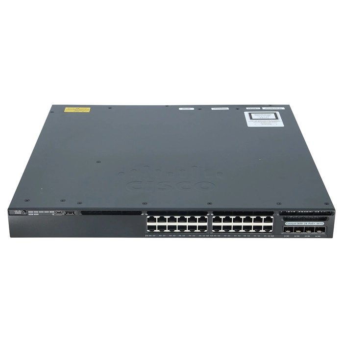 Cisco WS-C3650-24PS-S | Catalyst 3650 Series 3650-24PS 24 x RJ-45 Ports PoE+ 10/100/1000Base-T + 4 x SFP Ports Layer 3 Managed Rack-mountable Gigabit Ethernet Network Switch Refurbished - Cisco Systems Inc. refurbished available on Gotodirect