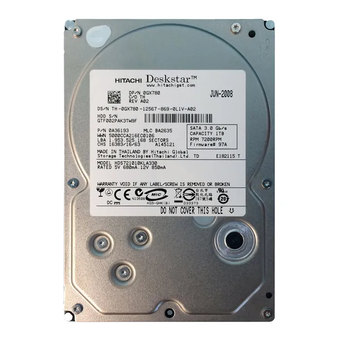 Buy Hitachi HDS721010KLA330 | Deskstar 7K1000 Series 1TB 7200RPM SATA 3Gb/s 32MB Cache (512) 7-Pin 3.5-inch Hard Drive Refurbished - $202.13 Hitachi HDS721010KLA330 | Deskstar 7K1000 Series 1TB 7200RPM SATA 3Gb/s 32MB Cache (512) 7-Pin 3.5-inch Hard Drive Refurbished - refurbished available on Gotodirect