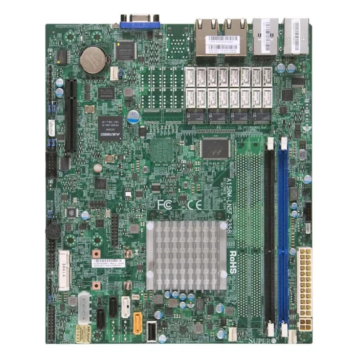 Buy Supermicro MBD-A1SRM-LN5F-2358-O | A1SRM-LN5F-2358 Socket FCBGA-1283 System on Chip Chipset Micro-ATX System Board (Motherboard) Supports Atom C2358 DDR3 2x DIMM Refurbished - $538.07 Supermicro MBD-A1SRM-LN5F-2358-O | A1SRM-LN5F-2358 Socket FCBGA-1283 System on Chip Chipset Micro-ATX System Board (Motherboard) Supports Atom C2358 DDR3 2x DIMM Refurbished - refurbished available on Gotodirect