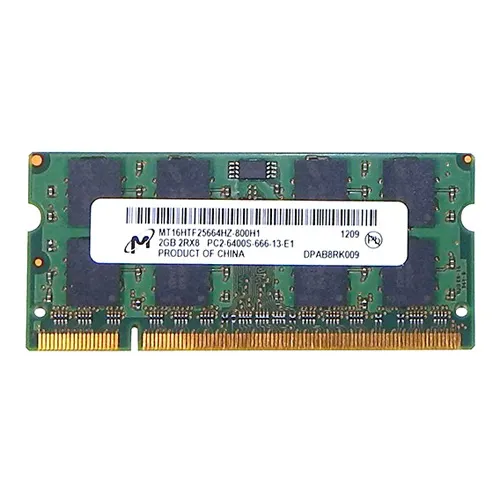 Micron MT16HTF25664HZ-800H1 | 2GB DDR2-800MHz PC2-6400 Non-ECC Unbuffered SODIMM CL6 2Rx8 1.8V 200-Pin Memory Module Refurbished -  refurbished available on Gotodirect