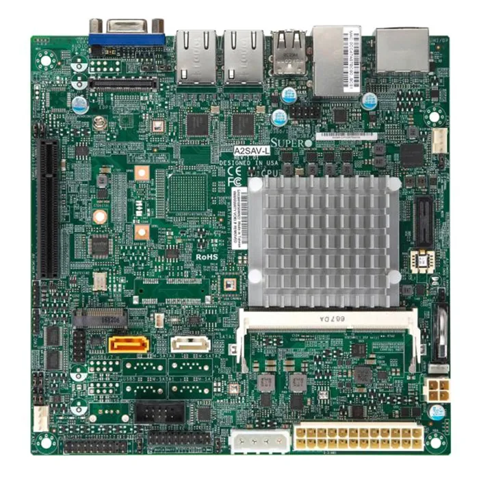 Supermicro A2SAV-2C-L | Socket FCBGA-1296 System on Chip Chipset Mini-ITX System Board (Motherboard) Supports Atom E3930 DDR3 1X DIMM Refurbished -  refurbished available on Gotodirect