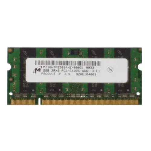 Micron MT16HTF25664HZ-800G1 | 2GB DDR2-800MHz PC2-6400 Non-ECC Unbuffered SODIMM CL6 2Rx8 1.8V 200-Pin Memory Module Refurbished -  refurbished available on Gotodirect