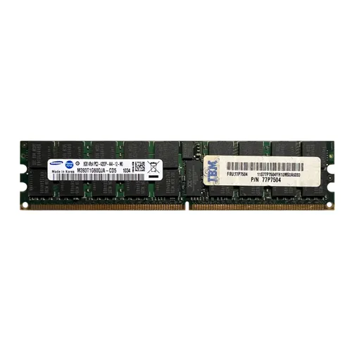 Samsung M393T1G60QJA-CD5 | 8GB DDR2-533MHz PC2-4200 ECC Registered RDIMM CL4 4Rx4 1.8V 240-Pin Memory Module Refurbished - Samsung refurbished available on Gotodirect
