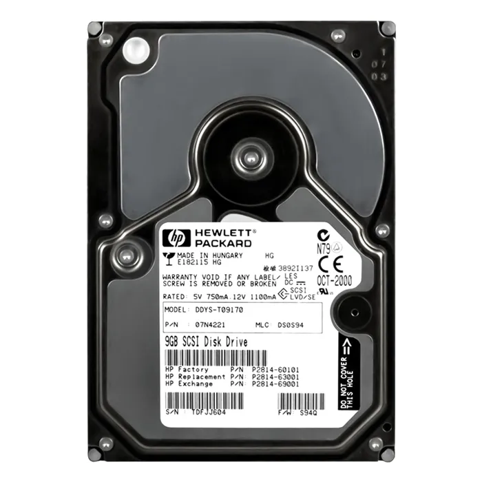 Buy HP P2814-69001 | 9.1GB 10000RPM Ultra-160 SCSI 68-Pin LVD 3.5-Inch Internal Hard Drive Refurbished - $497.69 HP P2814-69001 | 9.1GB 10000RPM Ultra-160 SCSI 68-Pin LVD 3.5-Inch Internal Hard Drive Refurbished - Hewlett-Packard (ou HP en abrégé) refurbished available on Gotodirect