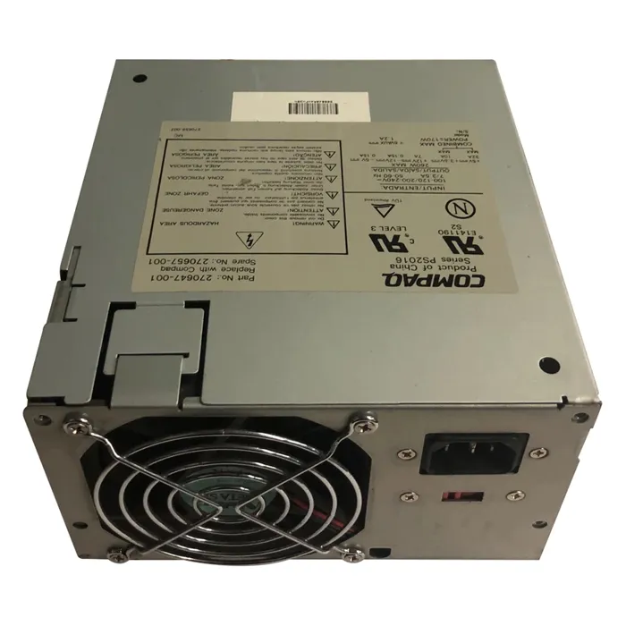 Buy HP 270657-001 | 280-Watts 200-240V 50-60Hz Power Supply for DeskPro 4000 / 6000 Refurbished - $171.76 HP 270657-001 | 280-Watts 200-240V 50-60Hz Power Supply for DeskPro 4000 / 6000 Refurbished - Hewlett-Packard (ou HP en abrégé) refurbished available on Gotodirect