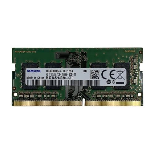Samsung M471A5244CB0-CTD | 4GB DDR4-2666MHz PC4-21300 Non-ECC Unbuffered SODIMM CL19 1Rx16 1.2V 260-Pin Memory Module Refurbished - Samsung refurbished available on Gotodirect
