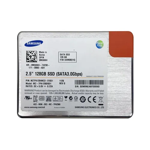 Samsung MZ7PA128HMCD-010D1 | PM810 Series 128GB Multi-Level Cell SATA 3Gb/s 2.5-Inch Solid State Drive Refurbished - Samsung refurbished available on Gotodirect