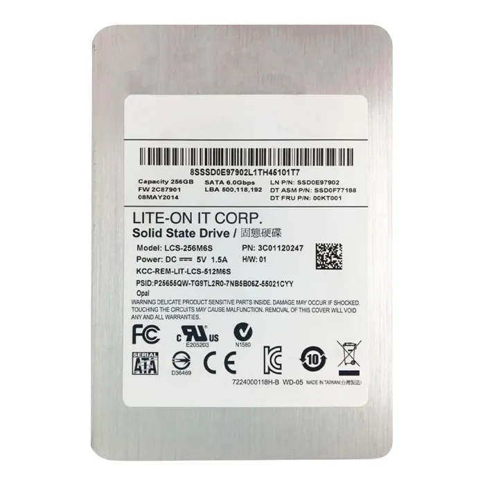 Lenovo 00KT001 | 256GB Multi-Level Cell SATA 6Gb/s 2.5-Inch Solid State Drive for ThinkStation P300 Refurbished - Lenovo refurbished available on Gotodirect
