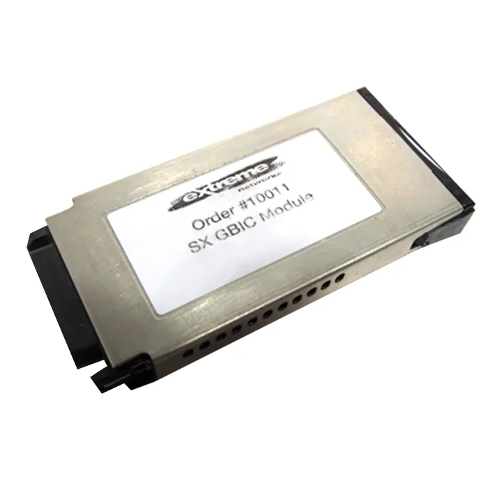 Buy Extreme Networks 10011 | 1.25Gb/s 1000Base-SX Multi-Mode Fiber 850nm 550m Duplex SC Connector GBIC Transceiver Module Refurbished - $182.41 Extreme Networks 10011 | 1.25Gb/s 1000Base-SX Multi-Mode Fiber 850nm 550m Duplex SC Connector GBIC Transceiver Module Refurbished - refurbished available on Gotodirect
