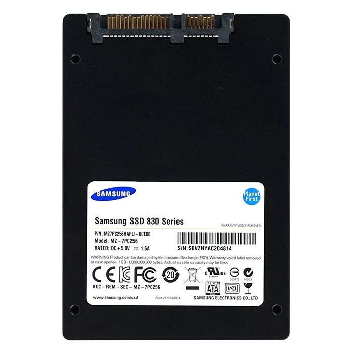 Samsung MZ-7PC256B/WW | 830 Series 256GB 2.5-inch 6GB/s SATA NAND MLC (Basic Kit) Solid State Drive Refurbished - Samsung refurbished available on Gotodirect