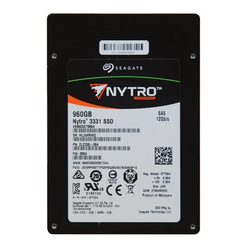 Buy Seagate XS960SE70004 | Nytro 3331 960GB Triple-Level Cell SAS 12Gb/s 2.5-Inch Solid State Drive Refurbished - $524.71 Seagate XS960SE70004 | Nytro 3331 960GB Triple-Level Cell SAS 12Gb/s 2.5-Inch Solid State Drive Refurbished - Seagate refurbished available on Gotodirect