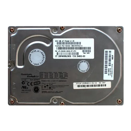 Quantum QML30000LD-A | Fireball LCT20 30GB 4500RPM IDE Ultra ATA/100 (ATA-6) 128KB Cache 3.5-Inch Hard Drive Refurbished -  refurbished available on Gotodirect