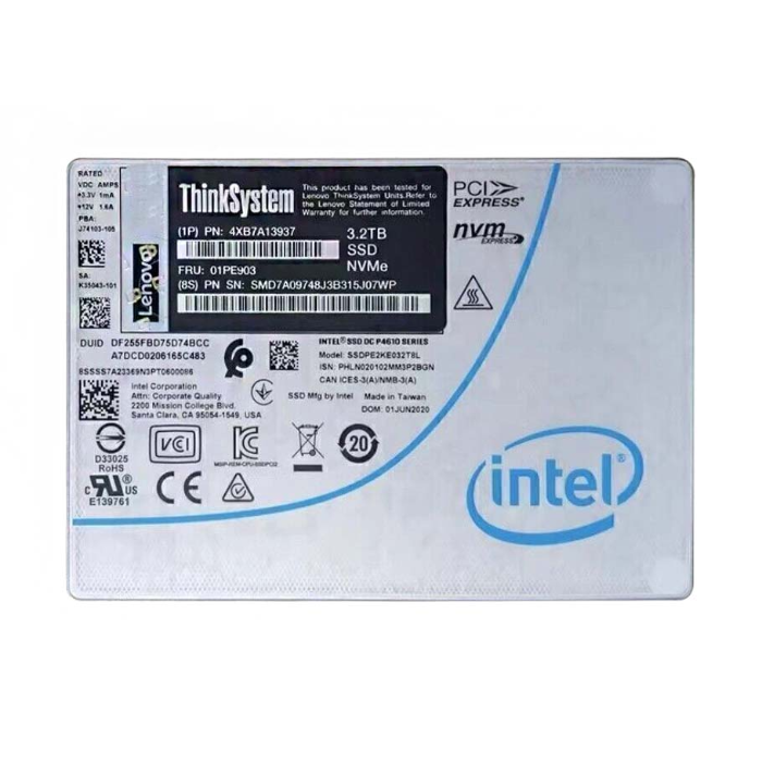 Lenovo 01PE903 | 3.2TB PCI Express NVMe 3.0 x4 U.2 2.5-Inch Solid State Drive for ThinkSystem Refurbished - Lenovo refurbished available on Gotodirect