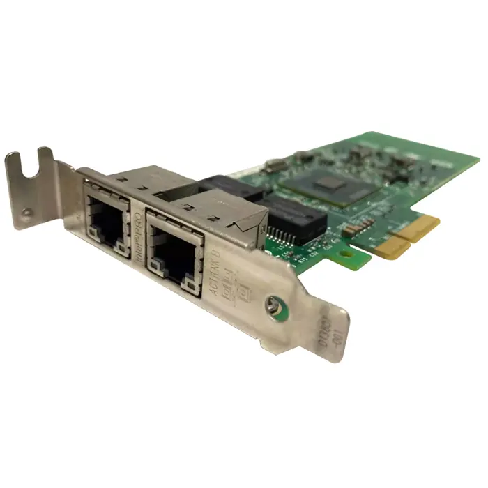 Intel E1G42ETG1P20 | 2-Ports RJ-45 1Gb/s 10/100/1000Base-T Gigabit Ethernet PCI Express 2.0 x4 Server Network Adapter Card Refurbished - Intel refurbished available on Gotodirect