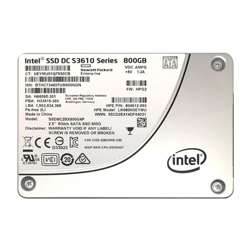 HP 804612-003 | 800GB Multi-Level Cell SATA 6Gb/s Hot Swappable Mixed Use-2 SFF 2.5-Inch Solid State Drive for ProLiant Server BL465c Gen9 Refurbished - Hewlett-Packard (ou HP en abrégé) refurbished available on Gotodirect