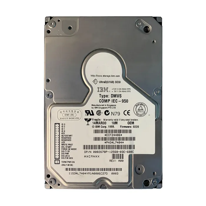 Dell 02678P | 18.2GB 7200RPM Ultra160 SCSI 2MB Cache 80-Pin 3.5-Inch Hard Drive Refurbished - Dell refurbished available on Gotodirect