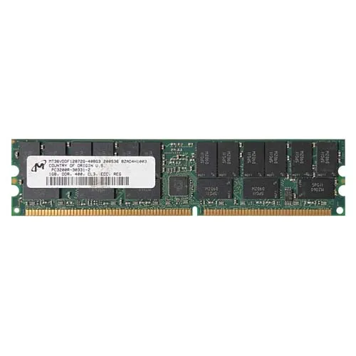 Buy Micron MT36VDDF12872G-40B | 1GB DDR-400MHz PC3200 ECC Registered RDIMM CL3 2Rx4 2.5V 184-Pin Memory Module Refurbished - $130.83 Micron MT36VDDF12872G-40B | 1GB DDR-400MHz PC3200 ECC Registered RDIMM CL3 2Rx4 2.5V 184-Pin Memory Module Refurbished - refurbished available on Gotodirect