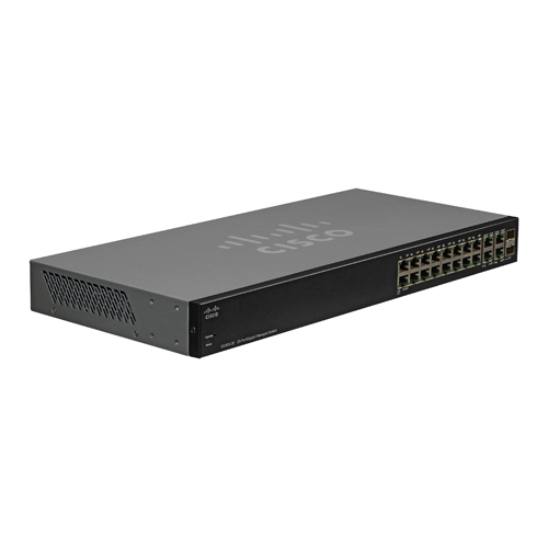 Cisco SRW2016-K9-NA-RF | Small Business 300 Series SG300-20 18 x Ports 10/100/1000Base-T + 2 x Combo SFP mini-GBIC Ports Layer 3 Managed 1U Rack-Mountable Gigabit Ethernet Network Switch Refurbished - Cisco Systems Inc. refurbished available on Gotodirect