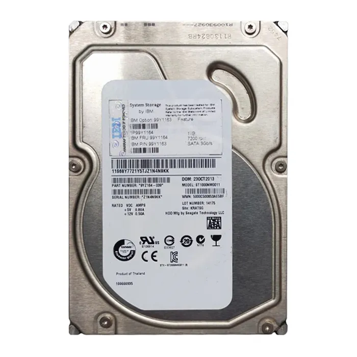 IBM 99Y1164 | 1TB 7200RPM SATA 3Gb/s 64MB Cache 3.5-Inch Hard Drive Refurbished -  refurbished available on Gotodirect