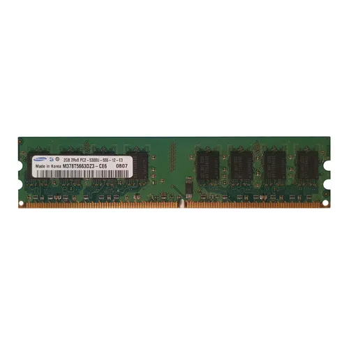 Samsung M378T5663DZ3-CE6 | 2GB DDR2-667MHz PC2-5300 Non-ECC Unbuffered UDIMM CL5 2Rx8 1.8V 240-Pin Memory Module Refurbished - Samsung refurbished available on Gotodirect