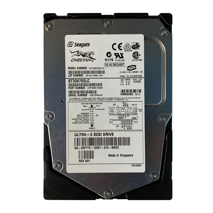Seagate 9T3006-030 | Cheetah X15 Series 36GB 15000RPM Ultra160 SCSI 8MB Cache (CE) 80-Pin 3.5-Inch Hard Drive Refurbished - Seagate refurbished available on Gotodirect