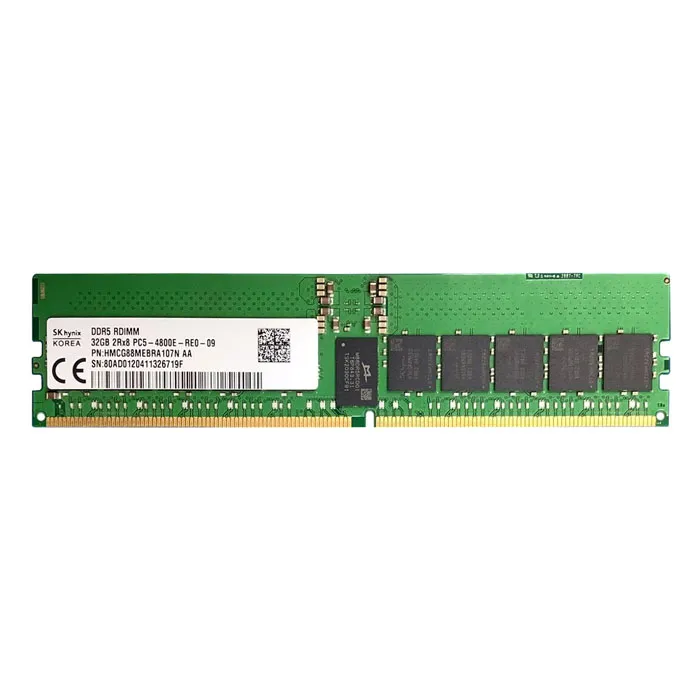 Hynix HMCG88MEBRA107N | 32GB DDR5-4800MHz PC5-38400 ECC Registered RDIMM CL40 2Rx8 1.1V 288-Pin Memory Module Refurbished -  refurbished available on Gotodirect