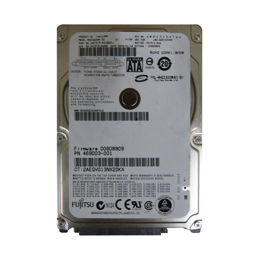 HP 469003-001 | 320GB 5400RPM SATA 3Gb/s 8MB Cache 2.5-inch Hard Drive Refurbished - Hewlett-Packard (ou HP en abrégé) refurbished available on Gotodirect