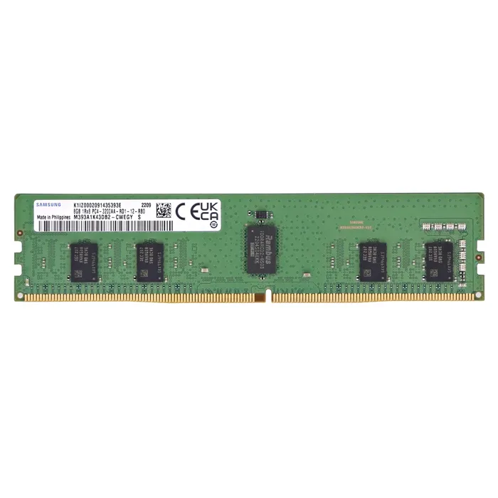 Samsung M393A1K43DB2-CWEGY | 8GB DDR4-3200MHz PC4-25600 ECC Registered RDIMM CL22 1Rx8 1.2V 288-Pin Memory Module Refurbished - Samsung refurbished available on Gotodirect