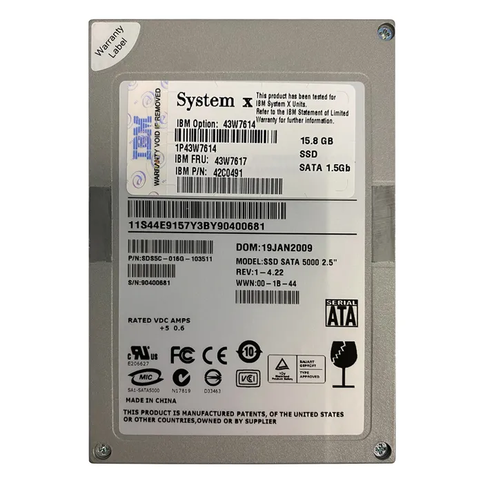 IBM 42C0491 | 15.8GB SATA 1.5Gb/s 2.5-Inch Solid State Drive Refurbished -  refurbished available on Gotodirect