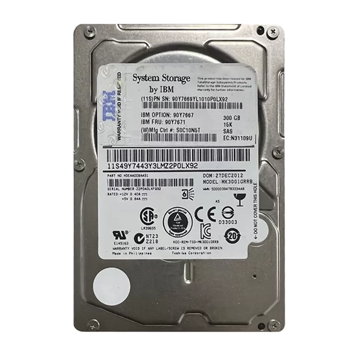 IBM 90Y7667 | 300GB 15000RPM SAS 6Gb/s 2.5-Inch Hard Drive for Storwize V7000 Refurbished -  refurbished available on Gotodirect