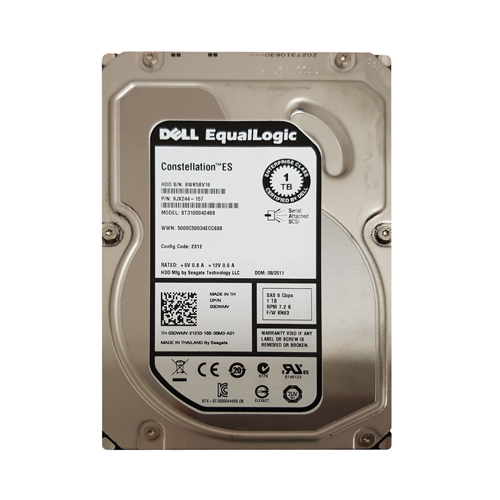 Dell 03DWMV | 1TB 7200RPM SAS 6Gb/s Hot-Pluggable 16MB Cache 3.5-Inch Nearline Hard Drive for EqualLogic Storage Array Refurbished - Dell refurbished available on Gotodirect