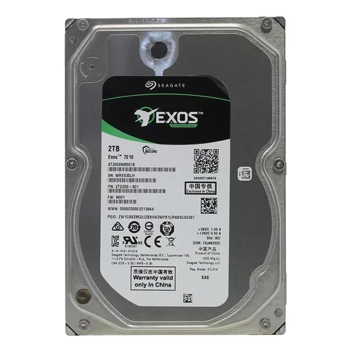 Seagate ST2000NM001B | Exos 7E10 Series 2TB 7200RPM SAS 12Gb/s 256MB Cache (512n) 3.5-Inch Enterprise Hard Drive Refurbished - Seagate refurbished available on Gotodirect