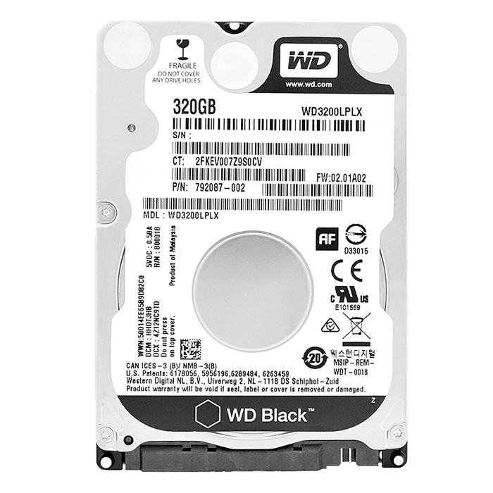 HP 792087-002 | 320GB 7200RPM SATA 6Gb/s 2.5-Inch Internal Hard Drive Refurbished - Hewlett-Packard (ou HP en abrégé) refurbished available on Gotodirect