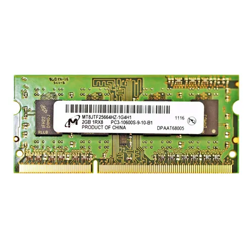 Buy Micron MT8JTF25664HZ-1G4H1 | 2GB DDR3-1333MHz PC3-10600 Non-ECC Unbuffered SODIMM CL9 1Rx8 1.5V 204-Pin Memory Module Refurbished - $97.96 Micron MT8JTF25664HZ-1G4H1 | 2GB DDR3-1333MHz PC3-10600 Non-ECC Unbuffered SODIMM CL9 1Rx8 1.5V 204-Pin Memory Module Refurbished - refurbished available on Gotodirect