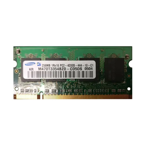 Samsung M470T3354BZ0-CD5DS | 256MB DDR2-533MHz PC2-4200 Non-ECC Unbuffered SODIMM CL4 1Rx16 1.8V 200-Pin Memory Module Refurbished - Samsung refurbished available on Gotodirect