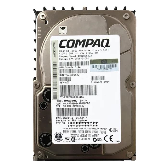 Buy Fujitsu MAM3184MC | 18GB 15000RPM Ultra160 SCSI 80-Pin 8MB Cache 3.5-Inch Hard Drive Refurbished - $135.00 Fujitsu MAM3184MC | 18GB 15000RPM Ultra160 SCSI 80-Pin 8MB Cache 3.5-Inch Hard Drive Refurbished - Fujitsu refurbished available on Gotodirect