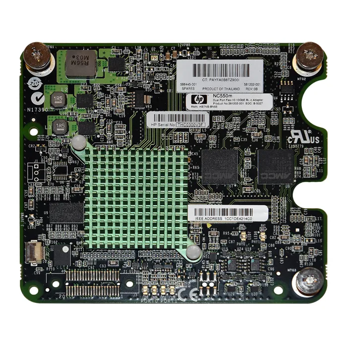 HP NC550M | Dual-Ports 10Gb/s 10GBase-KX4 10 Gigabit Ethernet PCI Express 2.0 x8 Mezzanine Flex-10 Server Network Adapter for c-class BladeSystem Refurbished - Hewlett-Packard (ou HP en abrégé) refurbished available on Gotodirect
