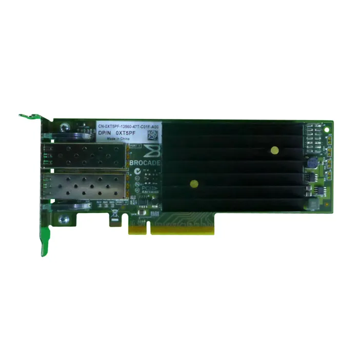 Dell 0XT5PF | Brocade 1020 2-Ports 10Gb/s PCI Express 2.0 x8 Converged Network Adapter Card Refurbished - Dell refurbished available on Gotodirect