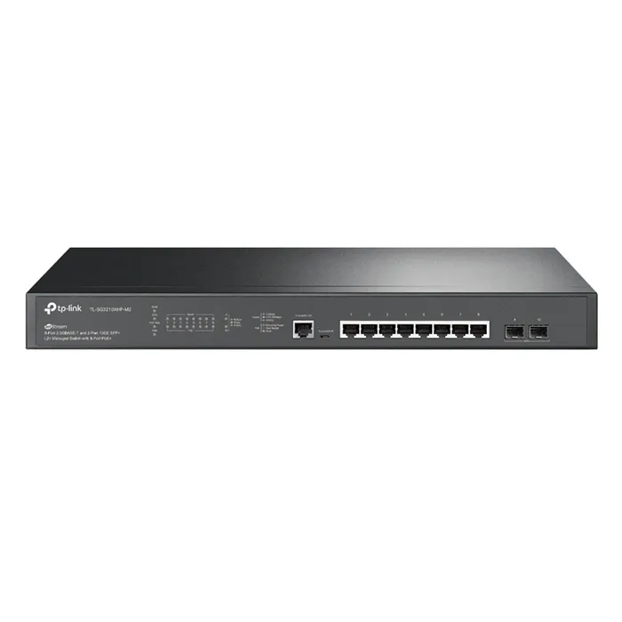 TP-LINK TL-SG3210XHP-M2 | JetStream 8-Port 2.5GBase-T PoE+ and 2-Port 10GbE SFP+ Layer 2+ Managed Switch Refurbished - TP-Link refurbished available on Gotodirect